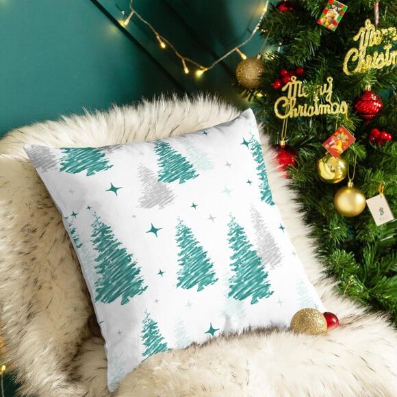 Cali Time Christmas‎ Throw Pillow Cover Pack of 2 -(3781) - Picture 2 of 6